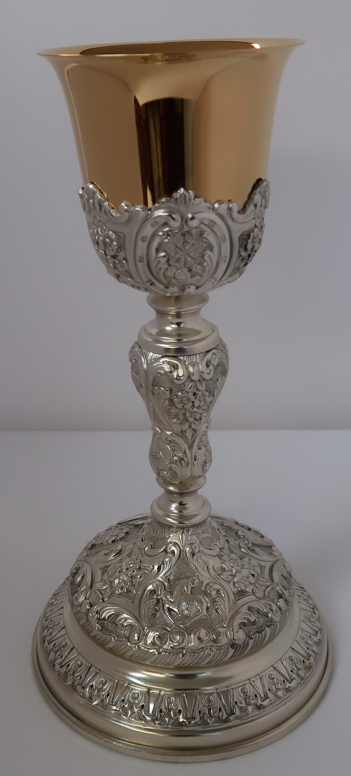 12PCS Plastic Chalice Cup Silver 2.75 Tall Communion Decoration