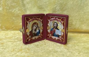 Diptych of Virgin of Kazan' and Jesus the Teacher