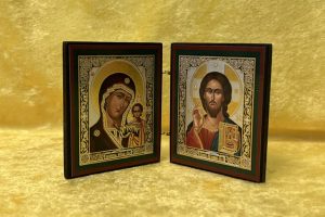 Diptych of Virgin of Vladimir and Jesus the Teacher