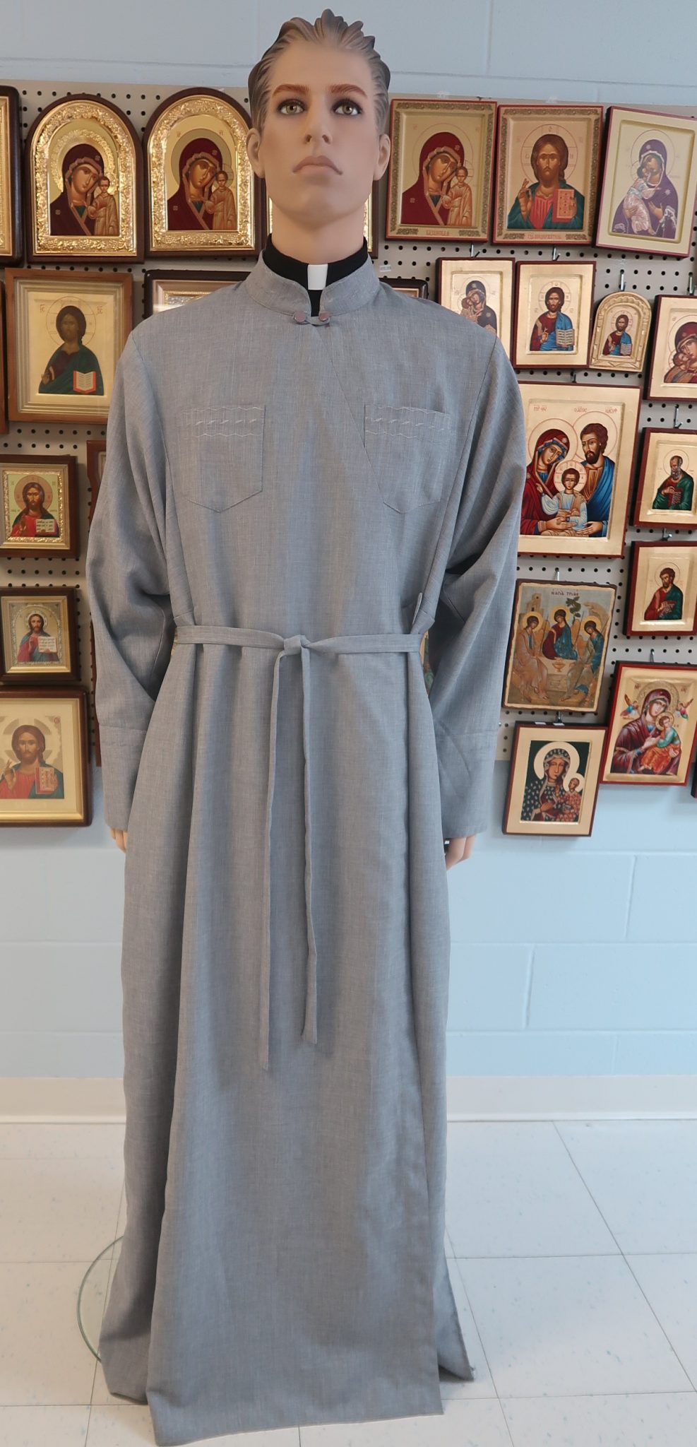 Light Gray Cassock Byzantine Church Supplies