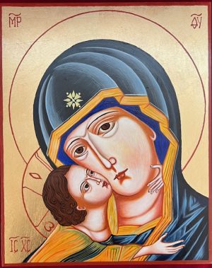 Mother of God Hand-Painted Icon