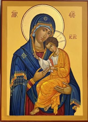 Mother of God Hand Painted Icon