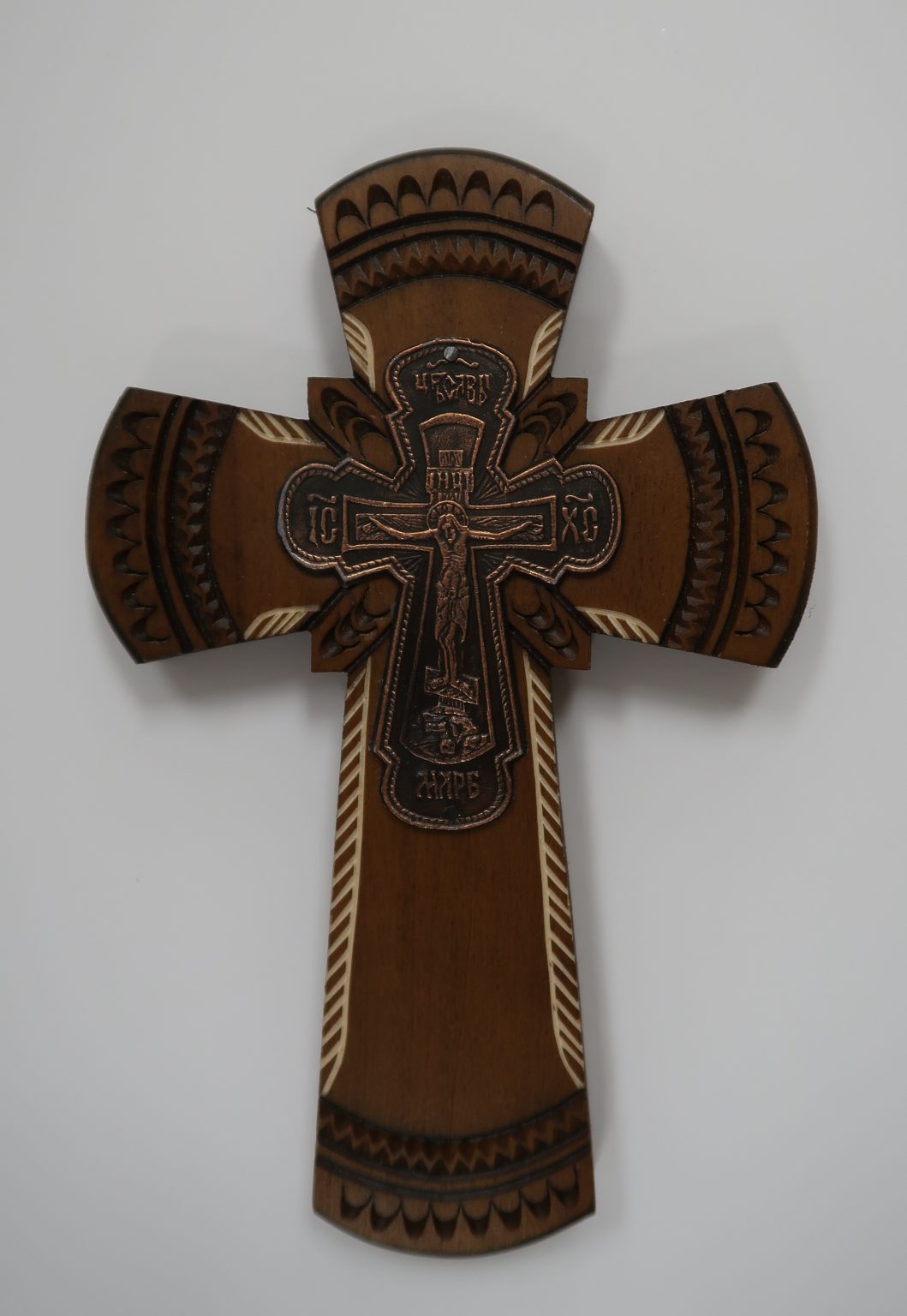 Wooden Wall Cross Byzantine Church Supplies