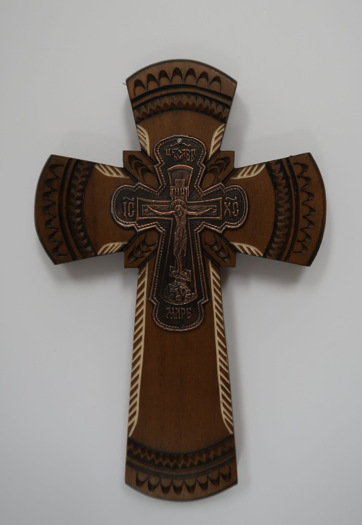 Wooden Wall Cross Byzantine Church Supplies