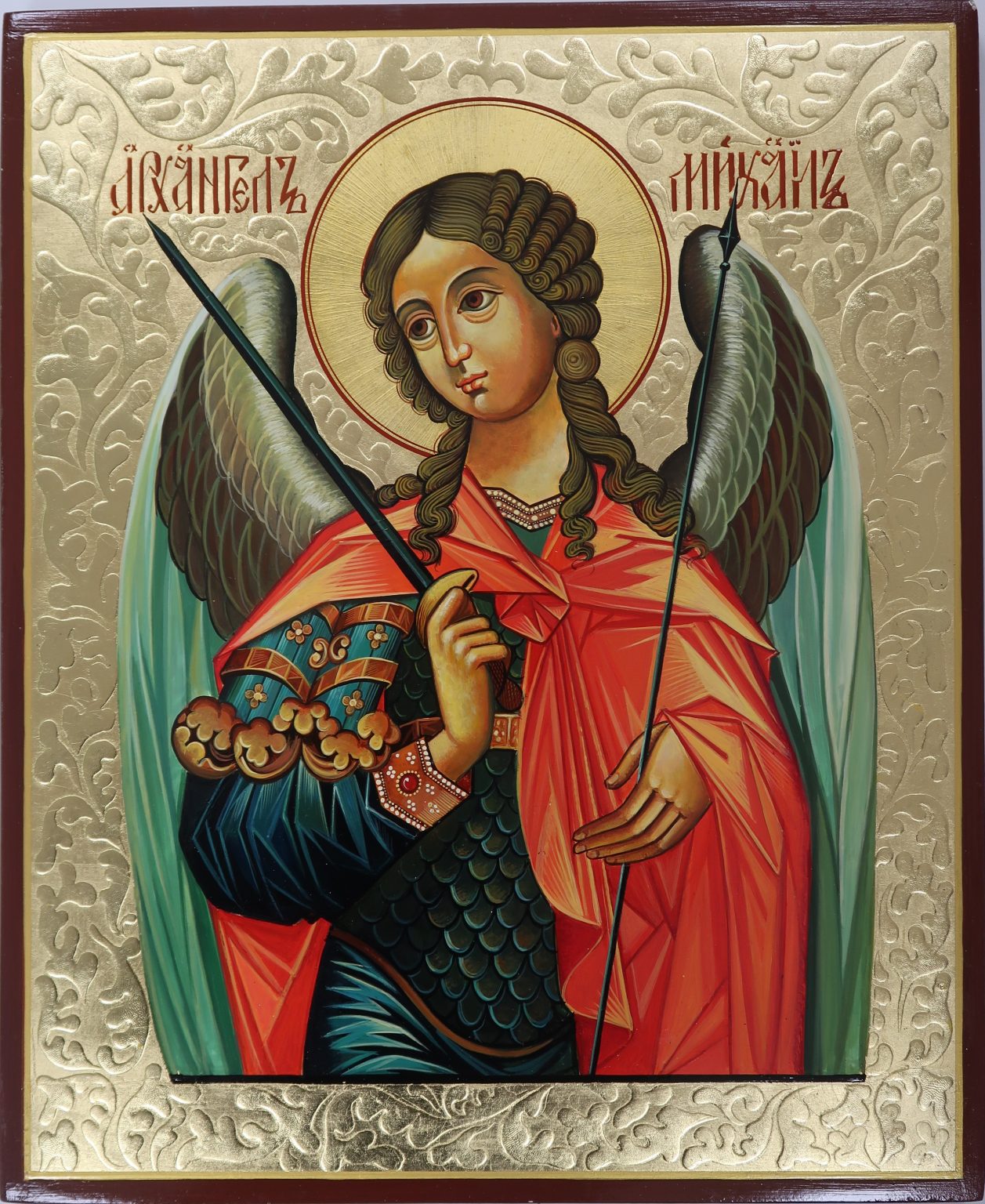 St. Michael Hand Painted Icon – Byzantine Church Supplies