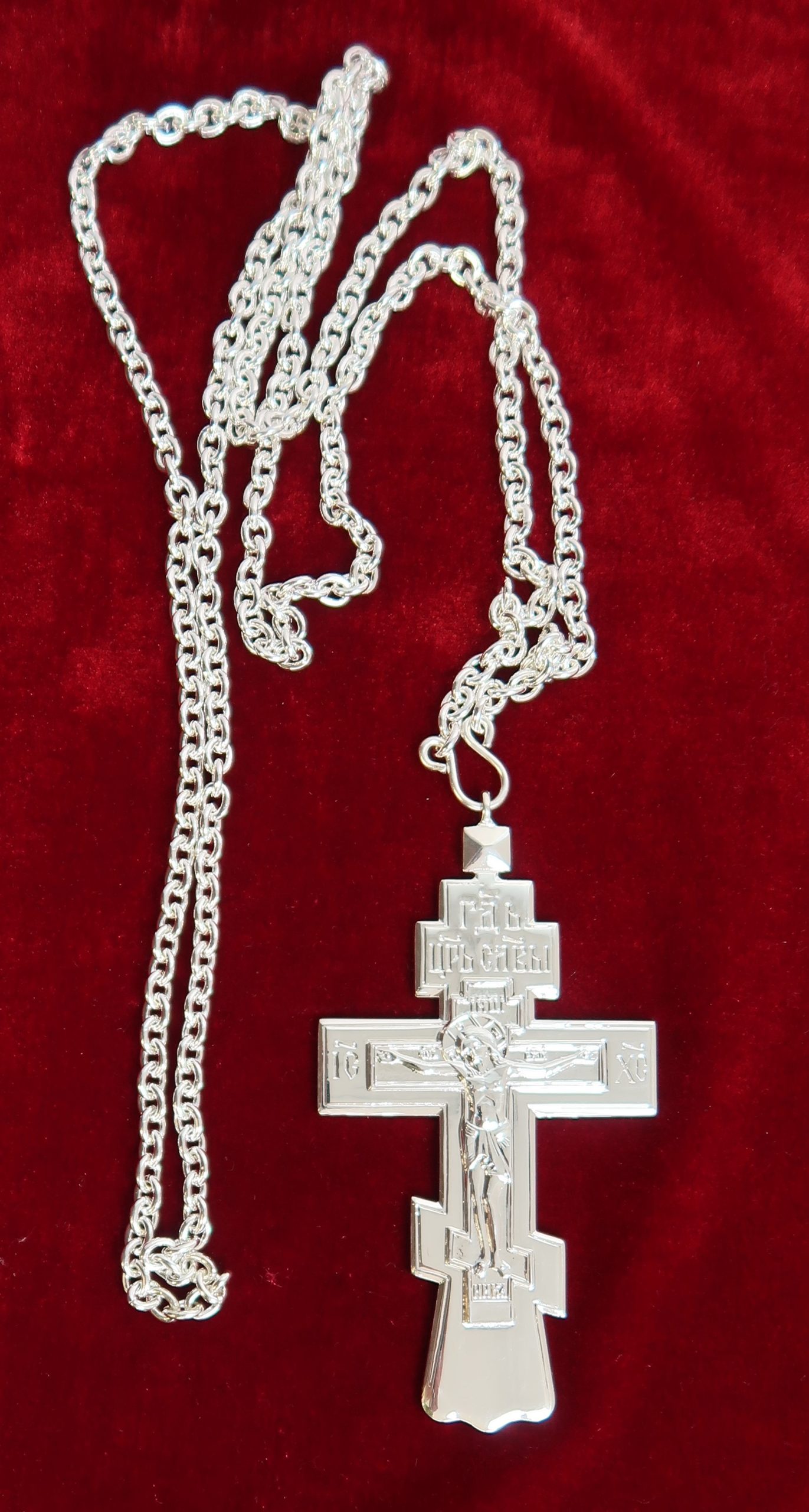 Silver Celtic Pectoral Cross | St. Patrick's Guild