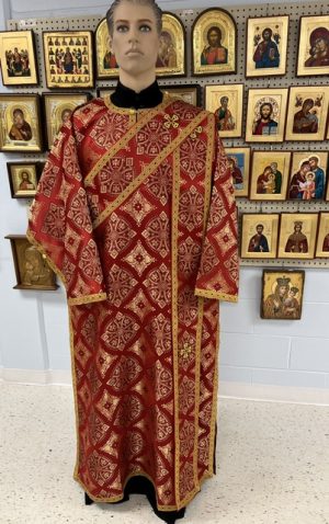 Red Deacon's Vestments Set