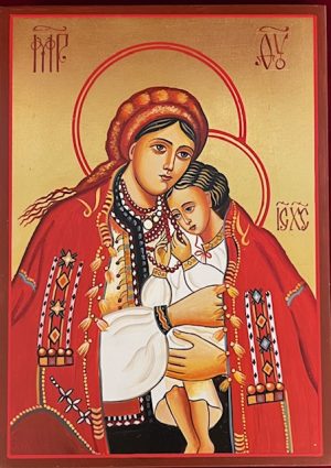 Mother of God Hand Painted Icon