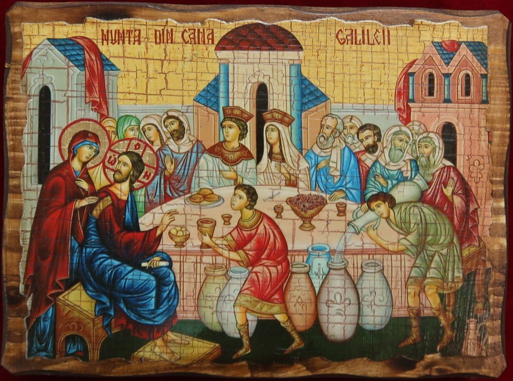 Wedding at Cana Icon Byzantine Church Supplies