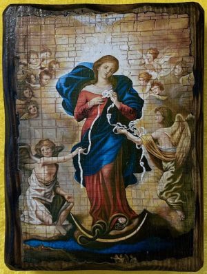 Mary Untier of Knots Icon