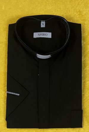 Clergy Shirt. Short Sleeve. Regular Fit.