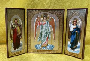Guardian Angel Triptych Icon