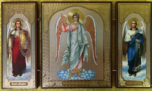 Guardian Angel Triptych Icon - Image 2