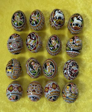 Real Shell Pysanka Eggs