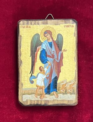 Guardian Angel with Boy Icon